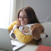 Working from home with a dog